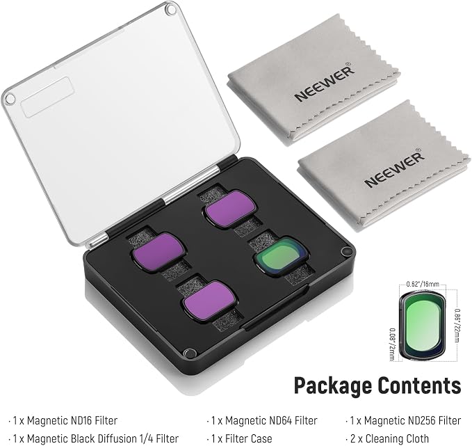 NEEWER Magnetic ND Filter Set Compatible