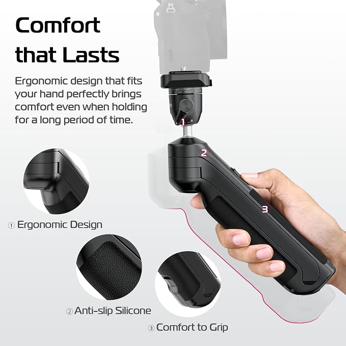 ULANZI TT38 One-Click Opening Vlogging Tripod Uka Quick-Release F38 w Cold Shoe