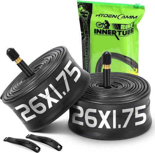 Bike Tube 2 Pack by [Brand Name] - 20/26x1.75/2.125 Butyl Inner Tubes with 35mm Schrader Valve | Includes 2 Levers