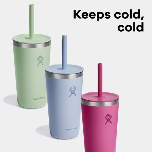 Hydro Flask Insulated Travel Mug - 28 Oz Stainless Steel Tumbler with Straw Lid | Tonal Birch