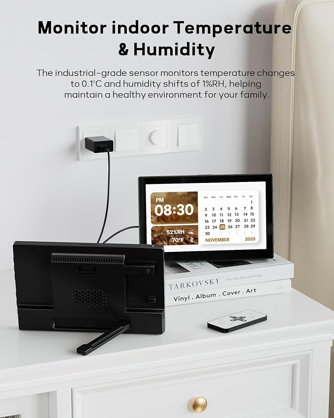Mesqool 10.1" Dementia Clock for Seniors