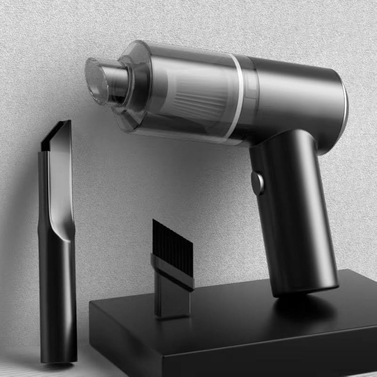 Mini Vacuum Cleaner for,2 in 1 Keyboard Vacuum Cleaner Wireless Handheld,Car Vacuum with Brushless Motor High Power 120W Rechargeable Easy to Clean Car Interior (Black)