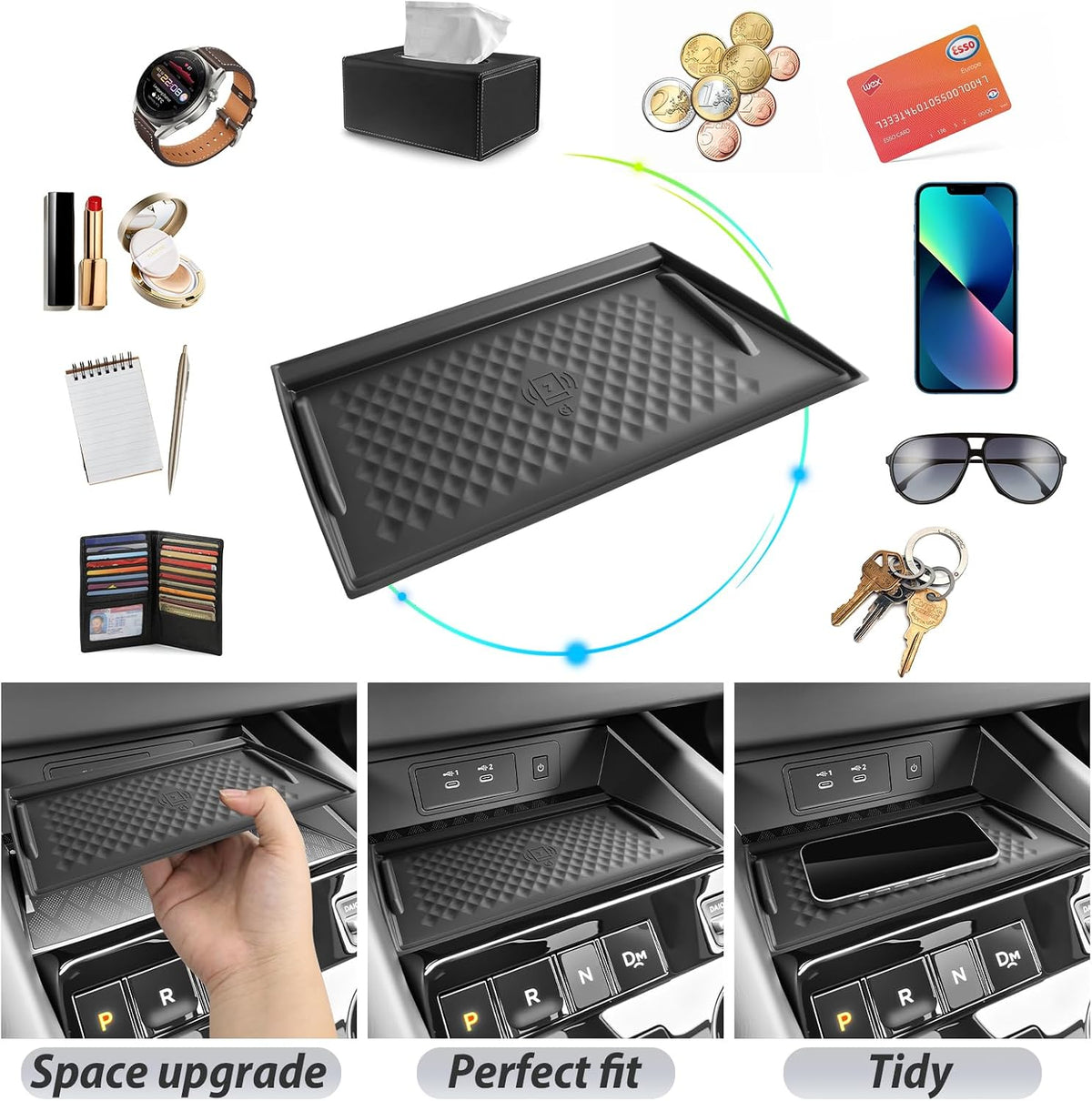 SKTU for 2025 2026 2027 Nissan Murano Accessories Wireless Charging Mat