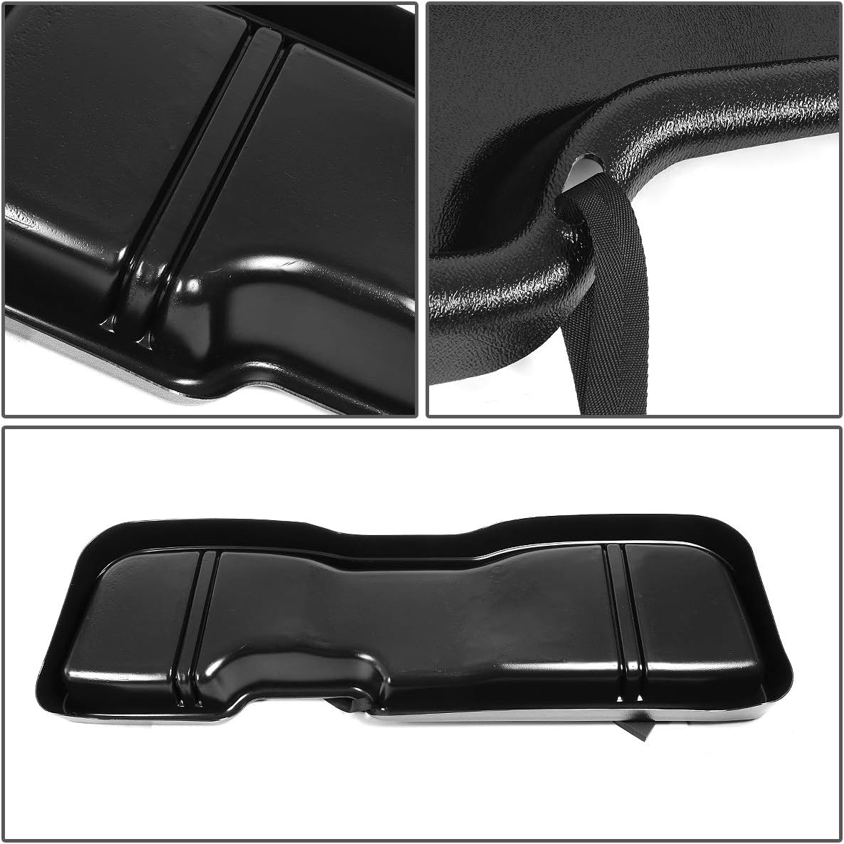DNA Motoring ZTL-Y-0040 Light Weight Rear Under Seat Cargo Storage Case Organizer Box,Black