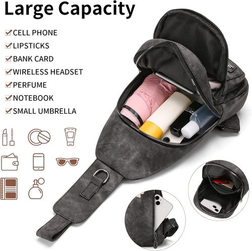 FALAN Mule Sling Bag - Trendy Leather Crossbody Bag for Women | Perfect for Travel & Everyday Use