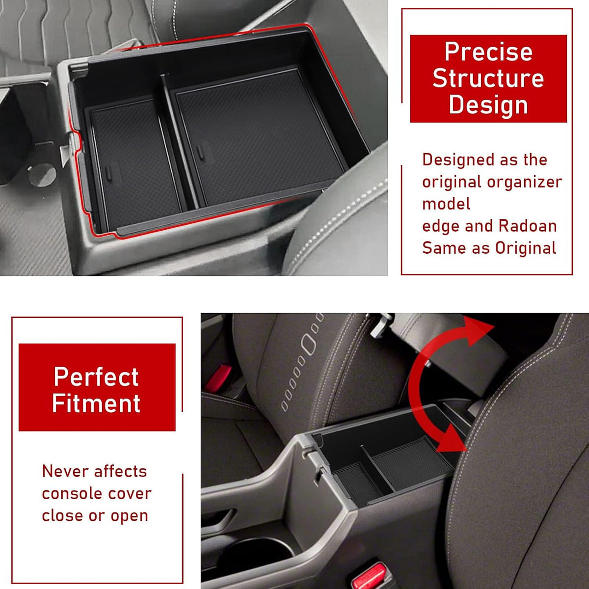 TTCR-II Compatible with Kia Sportage Center Console Organizer 2023-2026