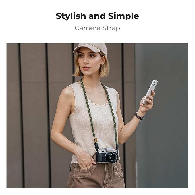 K&F CONCEPT Camera Neck Strap, 100cm Nylon Rope Camera Shoulder Strap