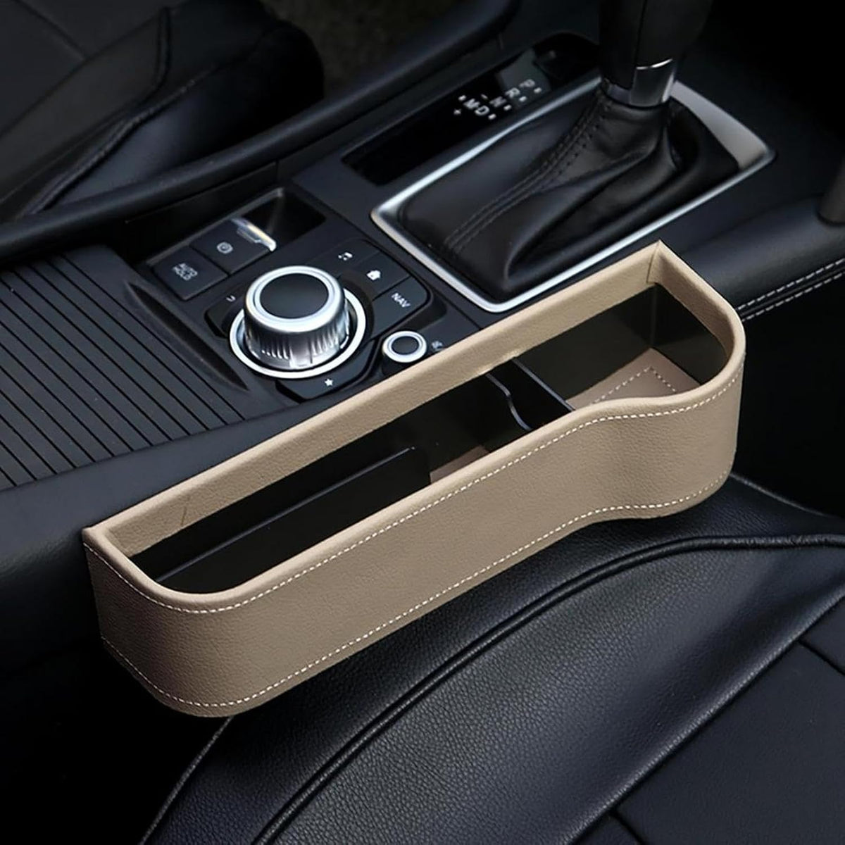 Car Organizer Seat Gap Filler - Car Seat Gap Storage Box for Holding Phone