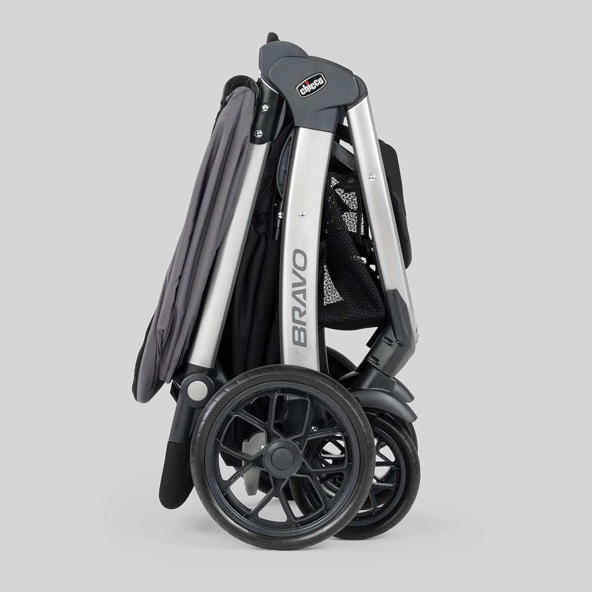 Chicco Bravo 3-in-1 Travel System, Quick-Fold Stroller with Car Seat