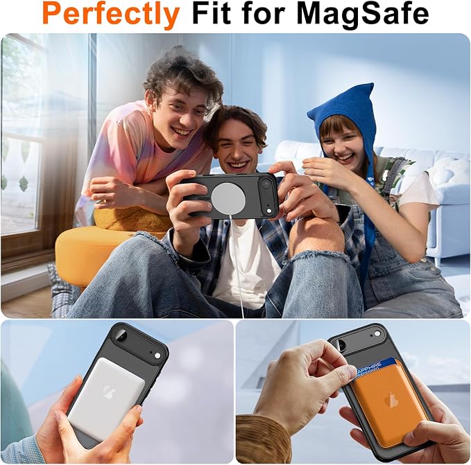 for iPhone Air Case, Magnetic iPhone 17 Air Phone Case