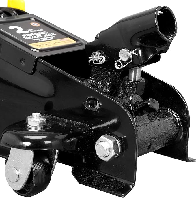 Torin AT82001B Hydraulic Trolley Service/Floor Jack Combo with 2 Jack Stands, 2 Ton (4,000 lb) Capacity, Black