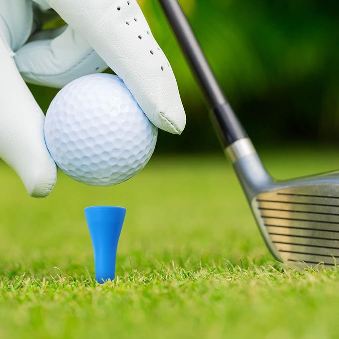 12 Pieces Golf Range Tees Set Rubber Golf Tees for Mats Driving Range 6 Pieces for Practice Mat Mixed Size