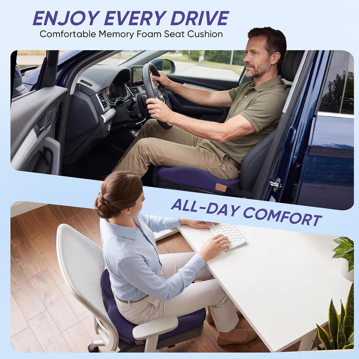 Car Seat Cushion for Truck and Car Drivers