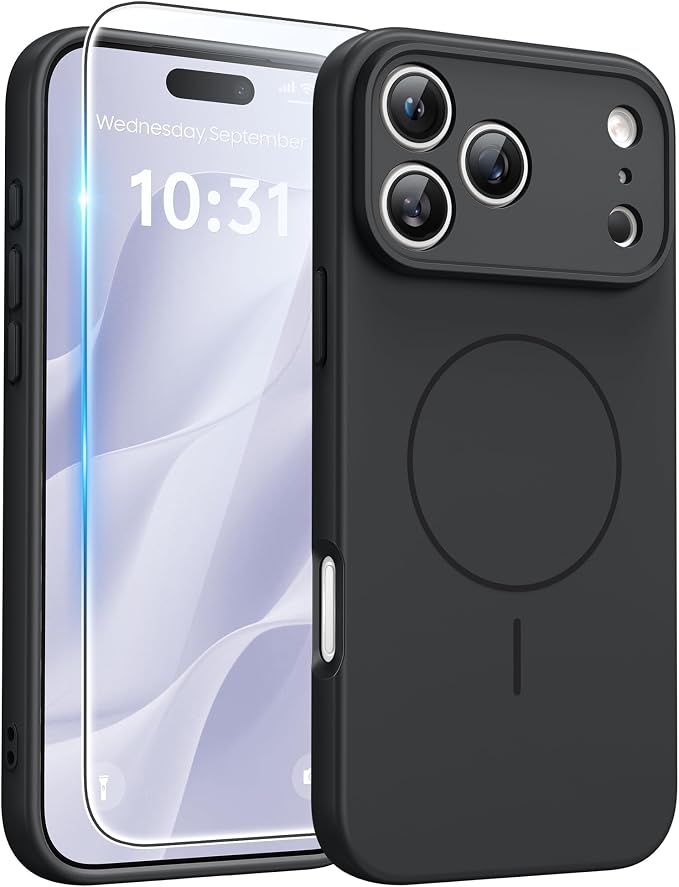 FNTCASE for iPhone 17 Pro Case: Integrated Silicone Phone Cases