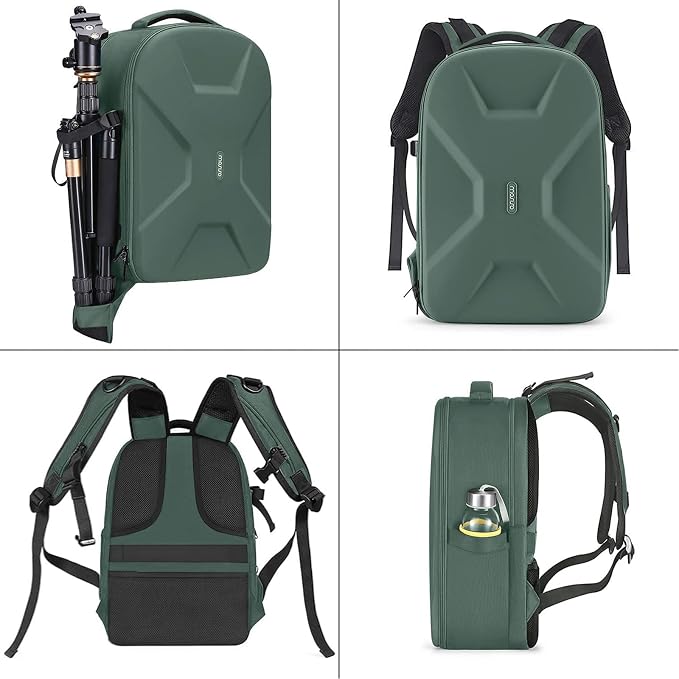 MOSISO Camera Backpack, DSLR/SLR/Mirrorless Photography Camera Bag Full Open