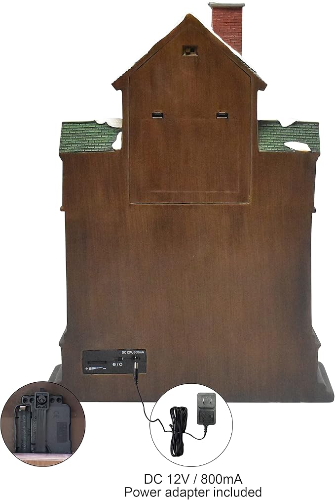 MOMENTS IN TIME 17.1” Christmas Cuckoo Clock