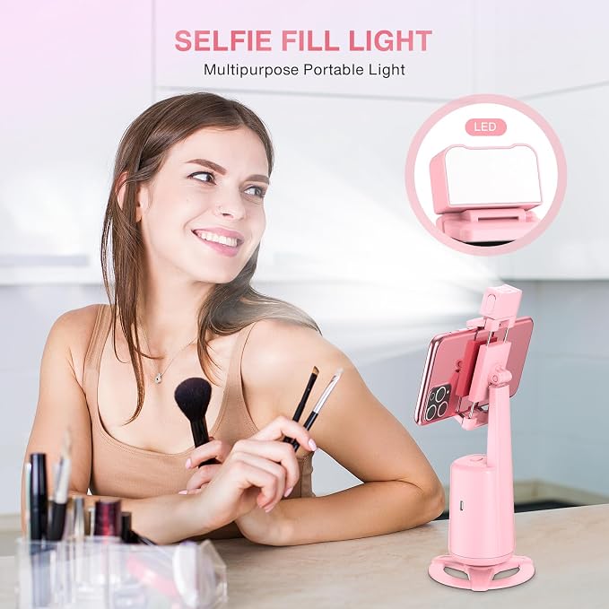 Auto Face Tracking Tripod 360° Rotating Cell Phone Photo and Video Kits Stand