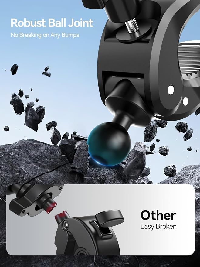 MAGJIEYX Double Clamp Mount, 360°Magic Arm