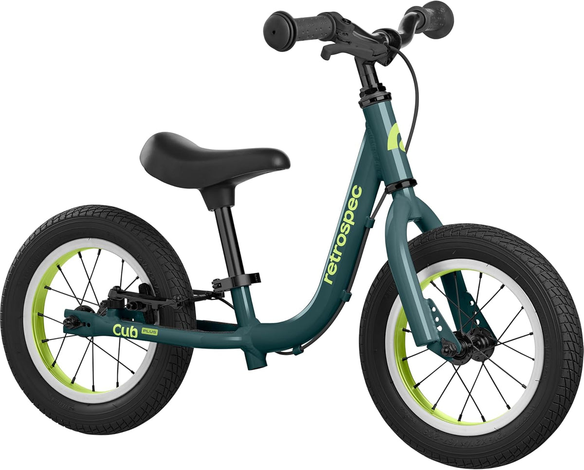 Retrospec Cub Plus Toddler Balance Bike - Lightweight, Adjustable V-Brake & Seat for Ages 18 Months to 4 Years