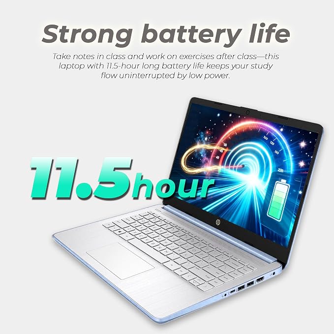 HP Everyday Laptop • 2026 Edition • Latest AMD Processor • 256GB SSD + 1TB Cloud Storage • Microsoft 365 • Thin & Portable • Fast Charge and Long Battery Life • Win 11