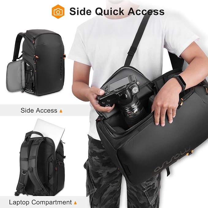 MOSISO Camera Backpack, DSLR/SLR/Mirrorless Photography Camera Bag Waterproof