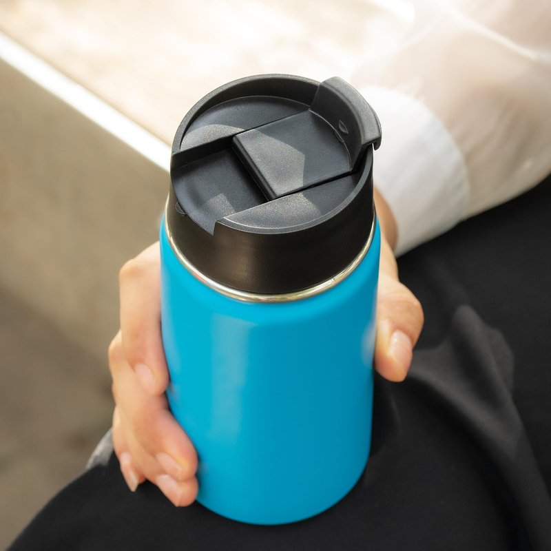 Prurex Replacement Flip Lid for Hydro Flask Wide Mouth, Water Bottles Accessories for 12-64 oz 2.28" Wide Mouth Sport Bottles(Black 2 Pack）