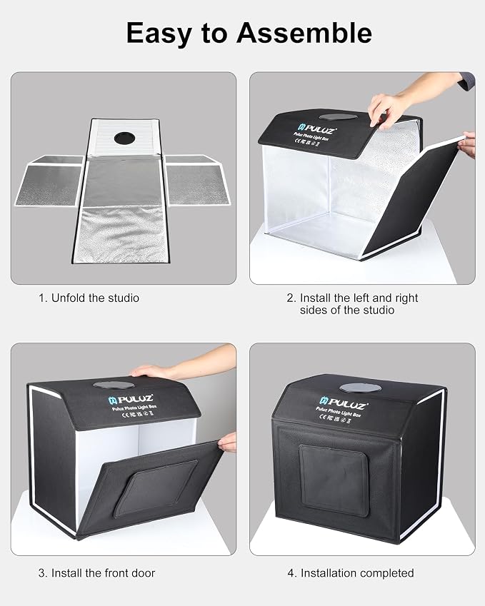 Light Box Photography, PULUZ 16"x12" Portable Photo Box