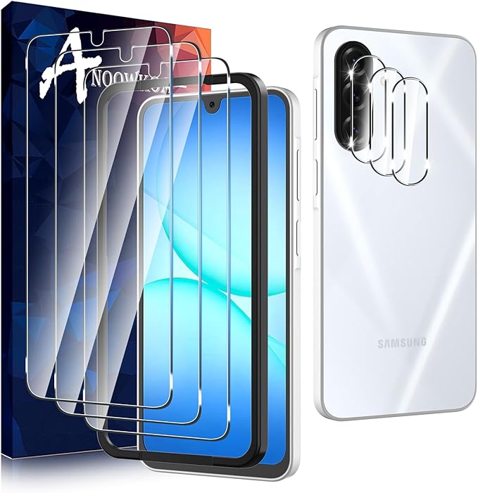 Anoowkoa 3 Pack for Samsung Galaxy A17 5G Screen Protector Tempered Glass +
