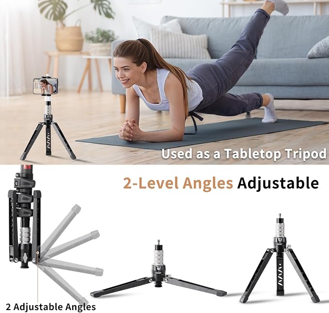 Cayer Carbon Fiber Monopod Leg, 68 Inch Camera Telescopic Video Monopod Tube