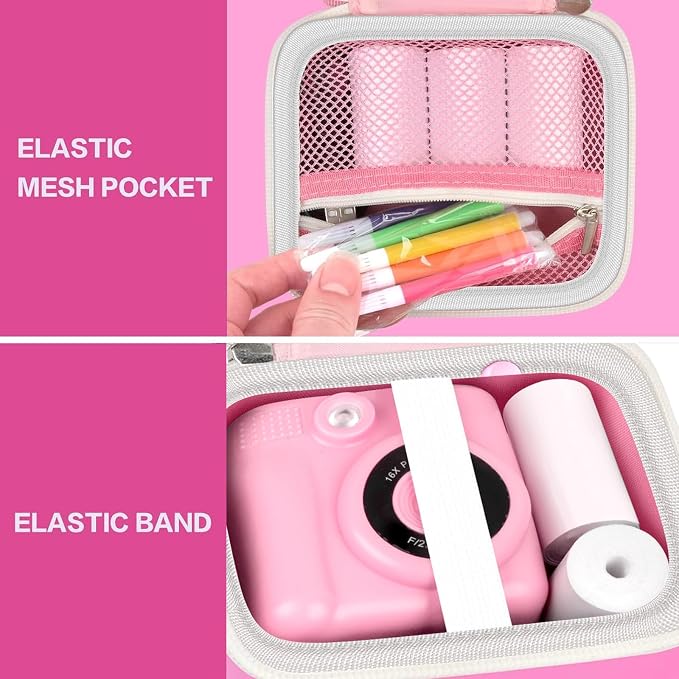 PAIYULE Kids Instant Print Camera Case Compatible