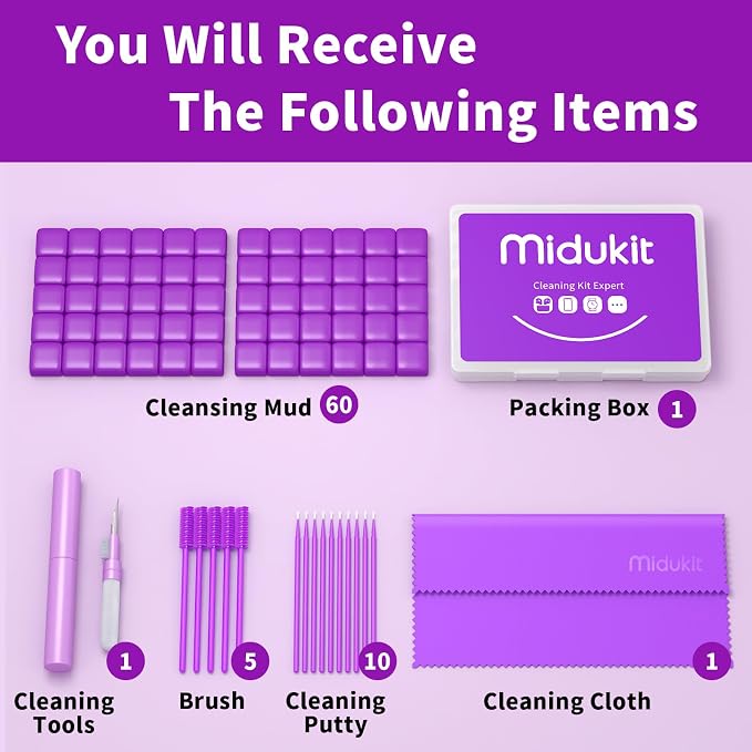 Cleaner Kit for Airpod, Earbud Cleaning Putty, Cleaning Kit Compatible