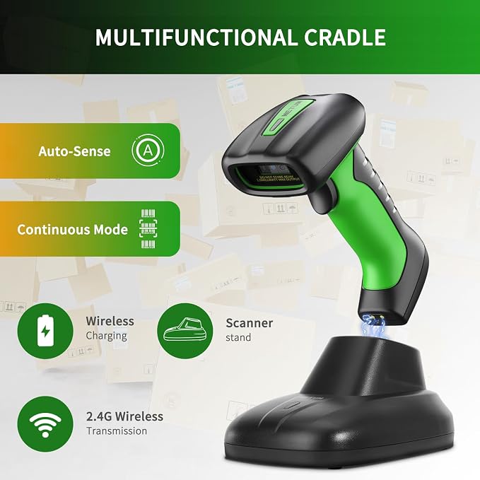 NETUM Rugged Wireless QR Code Scanner