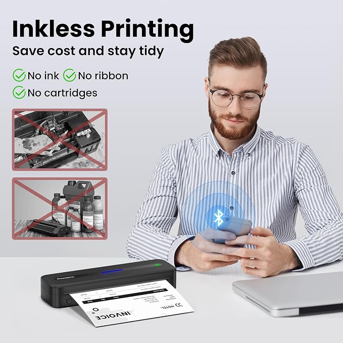 Phomemo Portable Printers Wireless