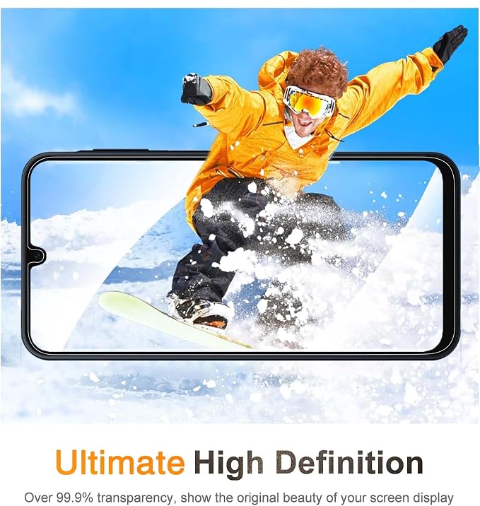 Wiaocit 3 Pack Tempered Glass Screen Protector