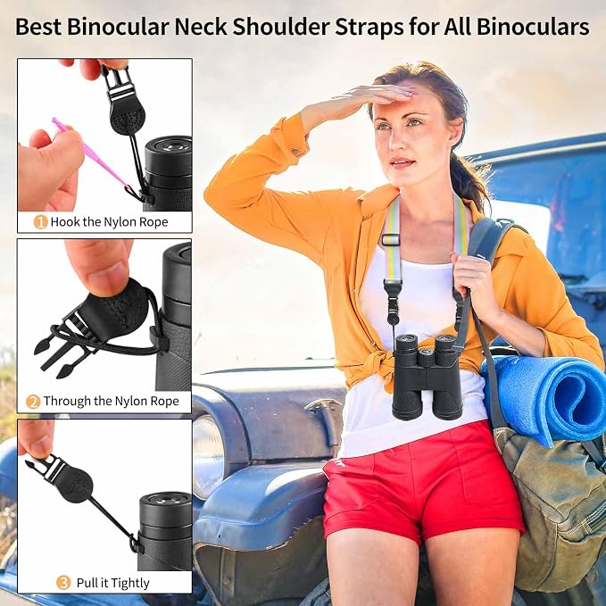 FIEIL 5 Pack Adjustable Shoulder Strap, Nylon Camera Strap, Comfortable Neck