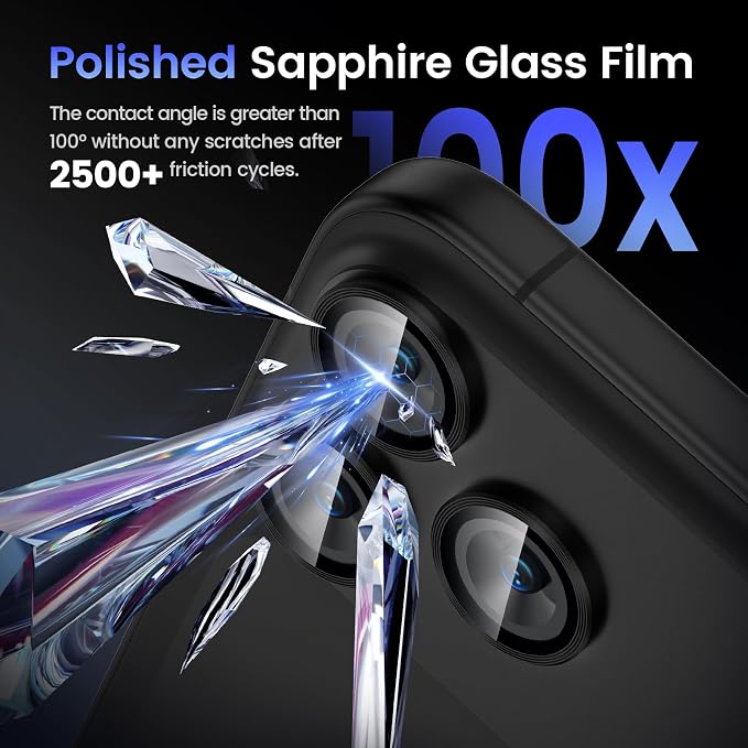 Tensea for iPhone 17 Pro Camera Lens Protector, Metal Aluminum Alloy Tempered