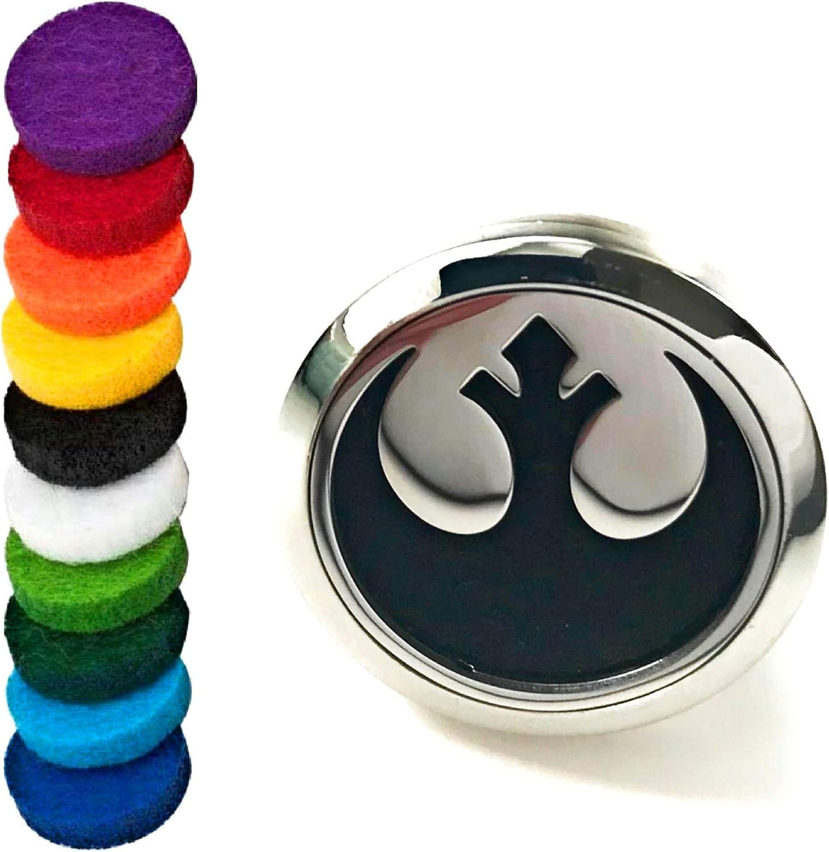 FIKA Star Wars Rebellion Car Vent Clip Air Freshener Diffusers Locket Aromatherapy Essential Oils (Car Diffuser)