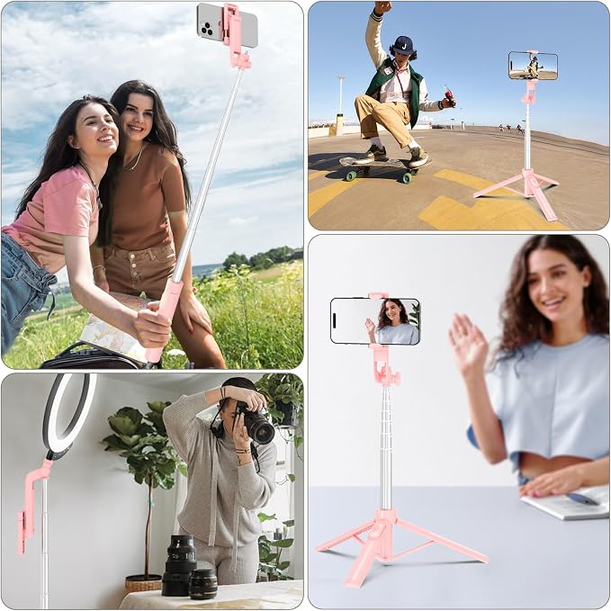 Selfie Stick Travel Tripod for Cell Phone