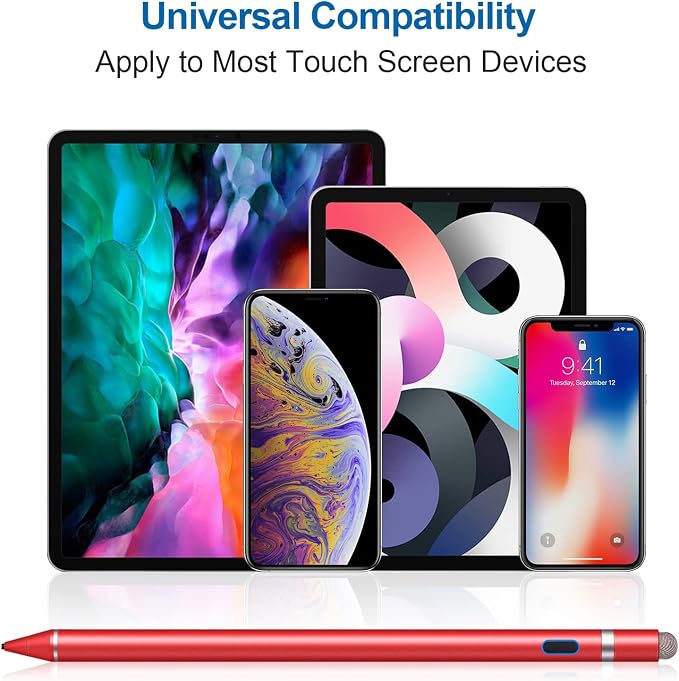 Active Stylus Pens for Touch Screens, Active Pencil Smart Digital Pens Fine