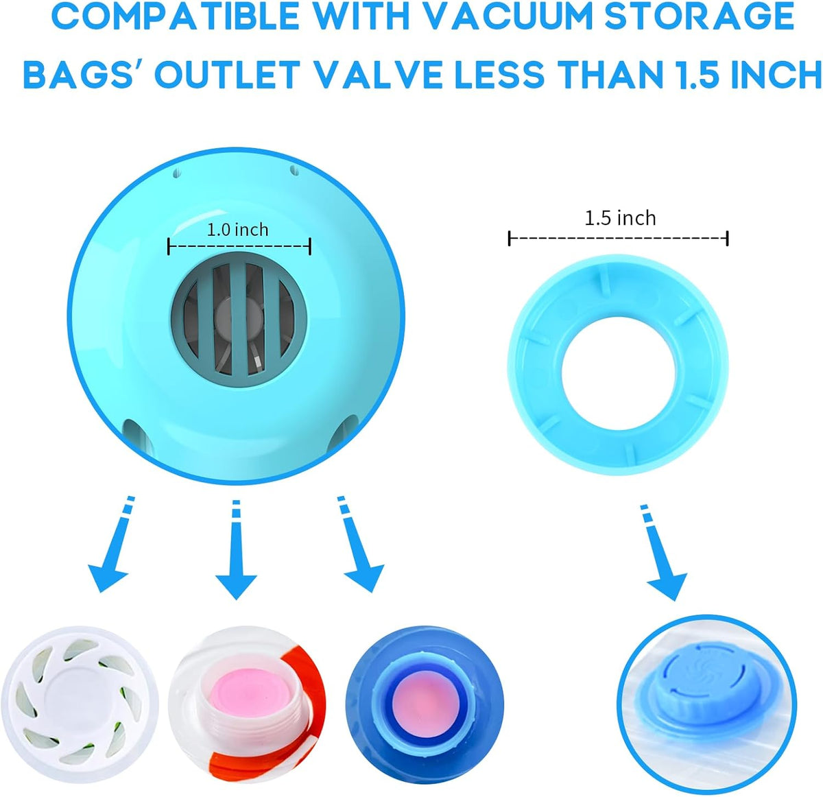 ZPP Electric Air Pump - Portable Vacuum Pump for Compression Clothing & Storage Bags