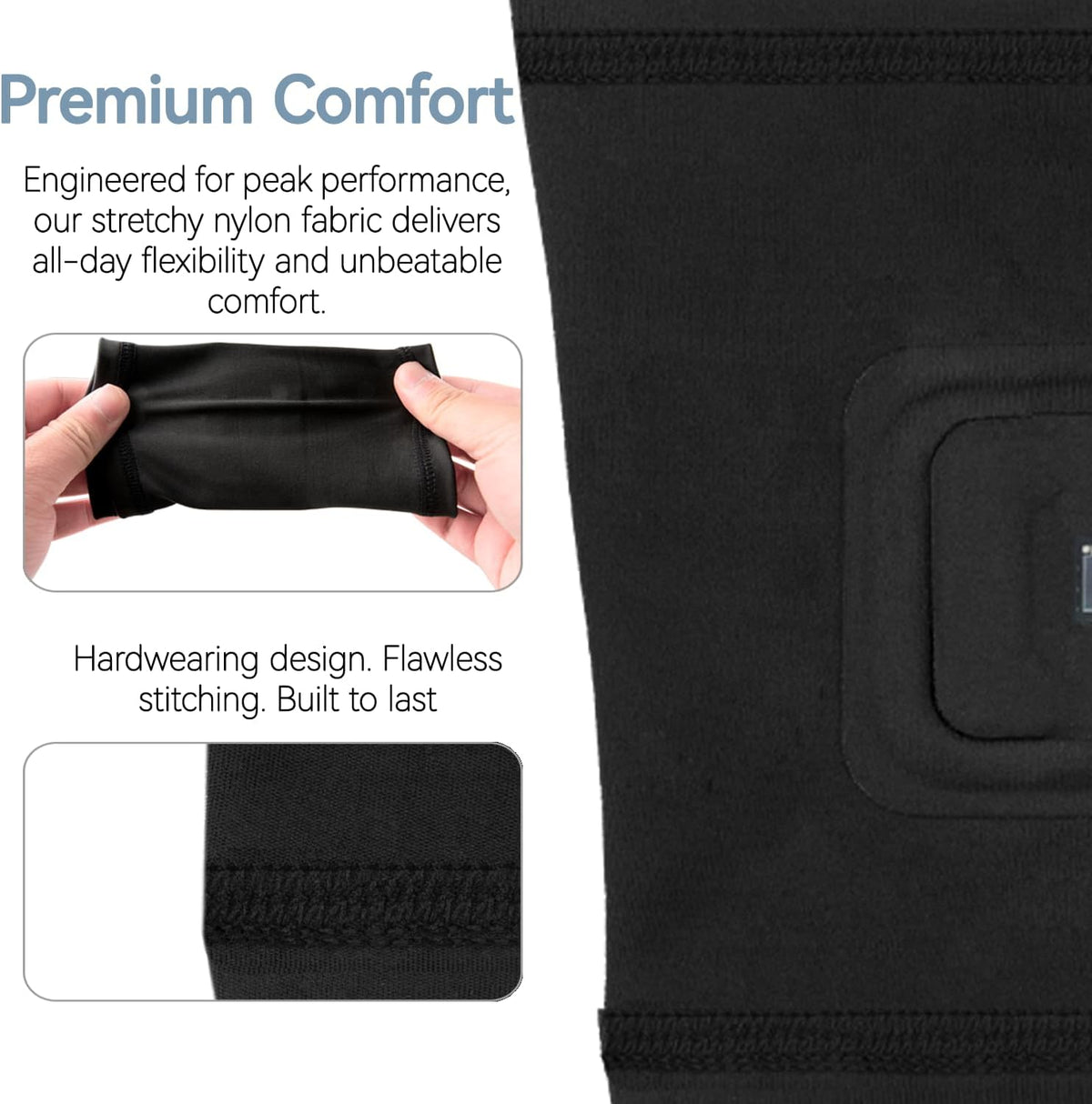 Whoop | Arm Sleeve Accessory for Whoop 5.0 & 4.0 | Enhance Comfort & Performance | Black