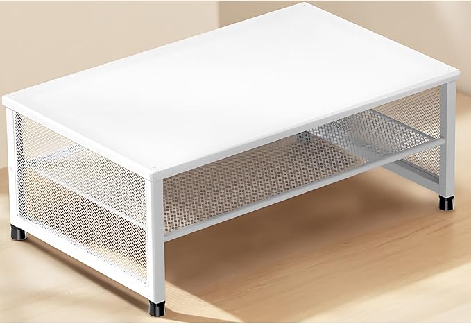 ECOLOVI 2-Tier Computer Monitor Stand Riser, Desk Organizer