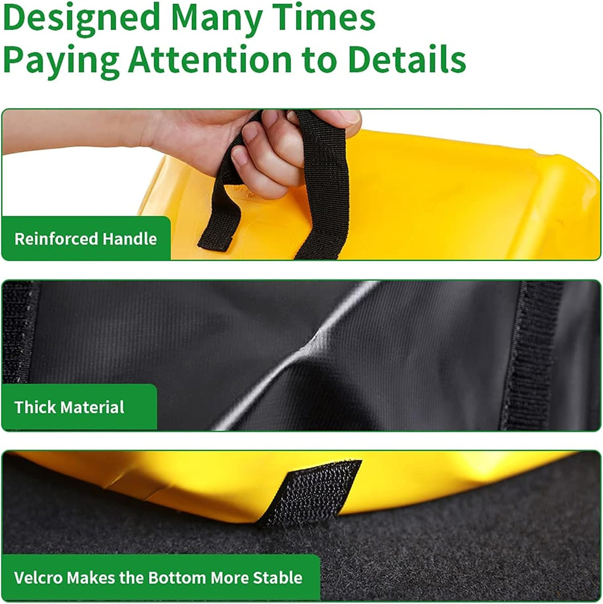 SURDOCA Fully Waterproof Car Trunk Organizer, Foldable Truck Organizer, Multifunctional Collapsible Car Storage Bag, Anti-Mud Trunk Storage Organizer 18 Liters
