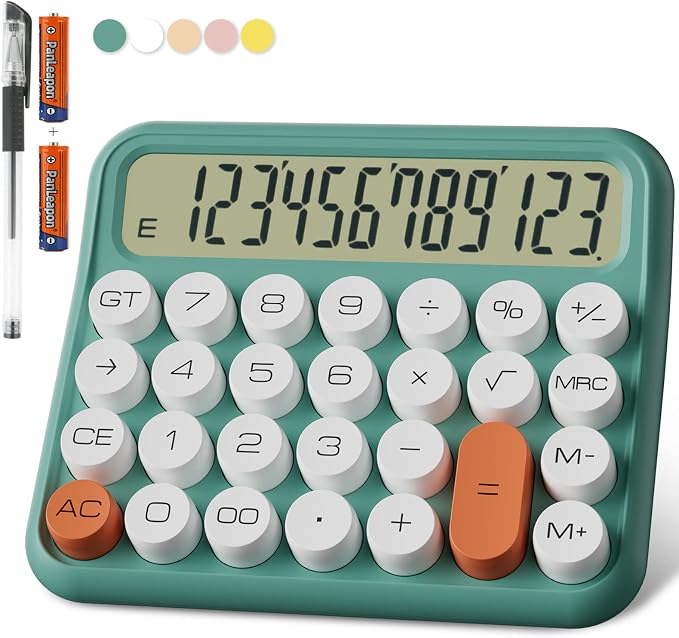 DECKLIT Battery Desk Calculator