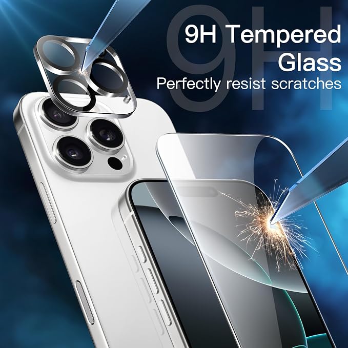 JETech Screen Protector for iPhone 16 Pro 6.3-Inch