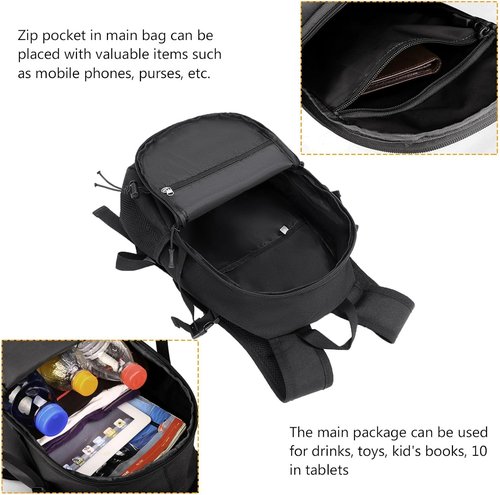 ArcEnCiel Mini Tactical Backpack - 10L/20L MOLLE Daypack for Camping & Outdoor Gear | Versatile & Compact
