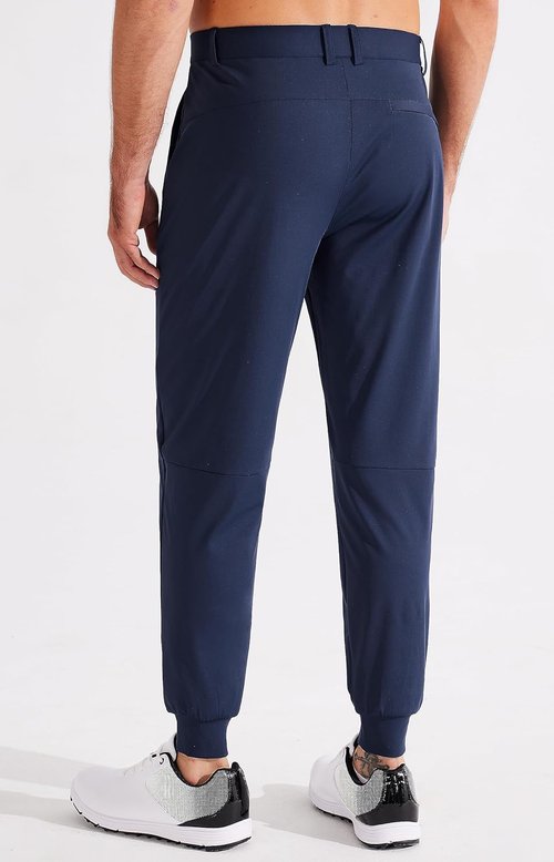 Libin Men's Golf Pants - Lightweight Slim Fit Joggers with 3 Pockets | Soft Stretchy Athletic Wear