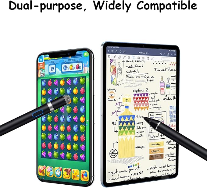 CMARS Stylus Pen for iPad Rechargeable Universal Pad Pencil for Tablet