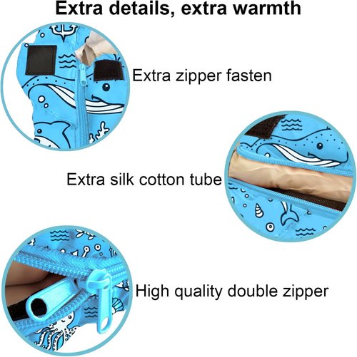 KidzAdventure Kids Sleeping Bag - Mummy Style, Lightweight, 4 Seasons, Includes Pillow Sleeve, Ideal for Camping & Sleepovers