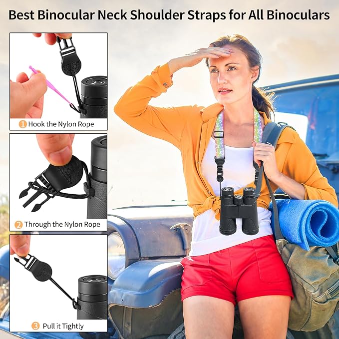 FIEIL 5 Pack Adjustable Shoulder Strap, Nylon Camera Strap, Comfortable Neck